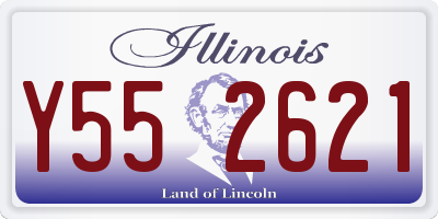 IL license plate Y552621