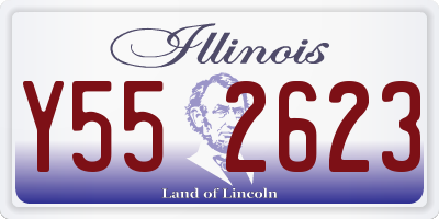 IL license plate Y552623