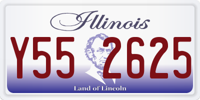 IL license plate Y552625