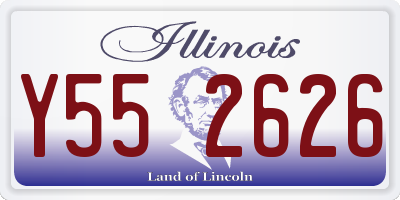 IL license plate Y552626