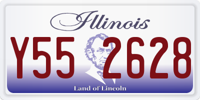 IL license plate Y552628