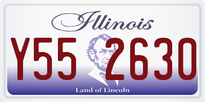 IL license plate Y552630