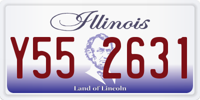 IL license plate Y552631