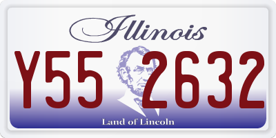 IL license plate Y552632