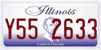 IL license plate Y552633