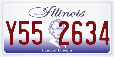 IL license plate Y552634
