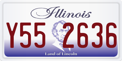 IL license plate Y552636