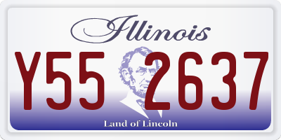 IL license plate Y552637