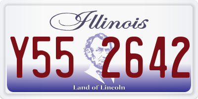 IL license plate Y552642