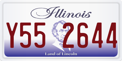 IL license plate Y552644