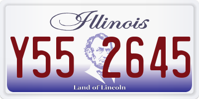 IL license plate Y552645