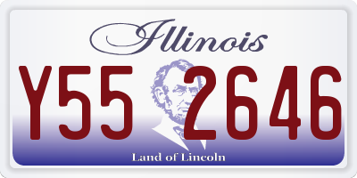 IL license plate Y552646