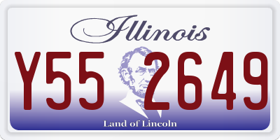IL license plate Y552649