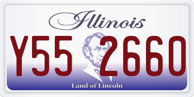 IL license plate Y552660