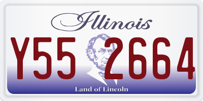 IL license plate Y552664