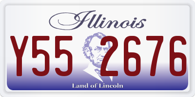 IL license plate Y552676