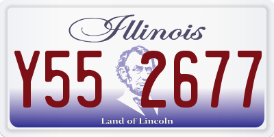 IL license plate Y552677