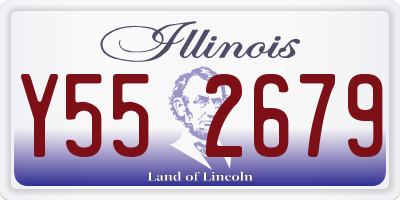 IL license plate Y552679