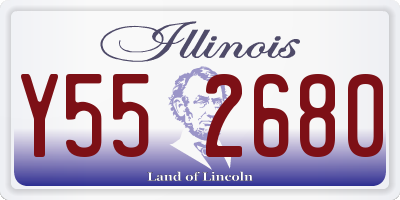 IL license plate Y552680