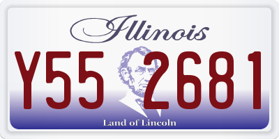 IL license plate Y552681