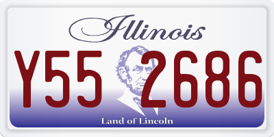 IL license plate Y552686