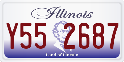 IL license plate Y552687