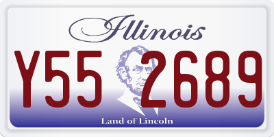 IL license plate Y552689