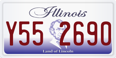 IL license plate Y552690