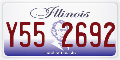 IL license plate Y552692