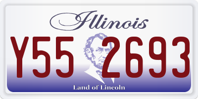 IL license plate Y552693