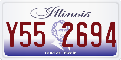 IL license plate Y552694