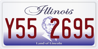 IL license plate Y552695