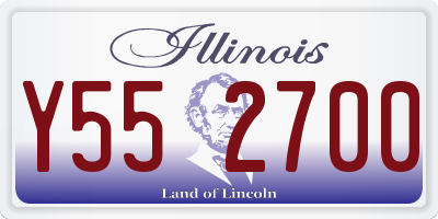 IL license plate Y552700