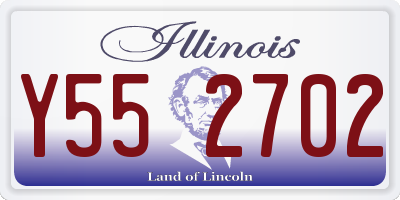 IL license plate Y552702