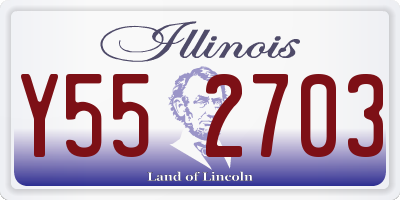 IL license plate Y552703