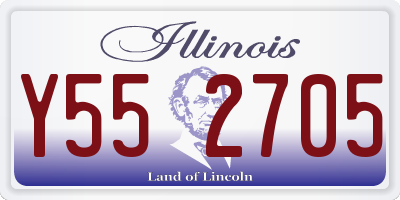IL license plate Y552705
