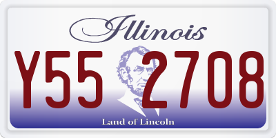 IL license plate Y552708