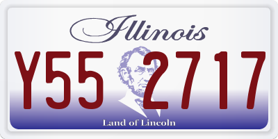 IL license plate Y552717