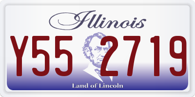 IL license plate Y552719