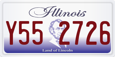IL license plate Y552726