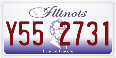 IL license plate Y552731