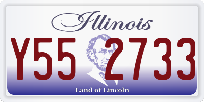 IL license plate Y552733