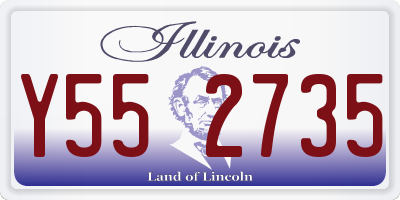 IL license plate Y552735