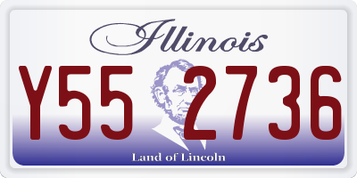 IL license plate Y552736