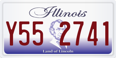IL license plate Y552741