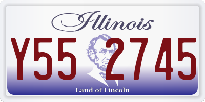 IL license plate Y552745