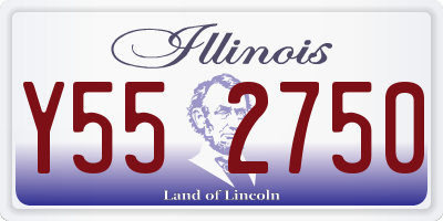 IL license plate Y552750