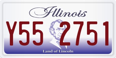 IL license plate Y552751