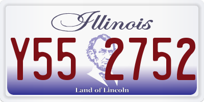 IL license plate Y552752