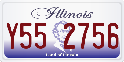 IL license plate Y552756